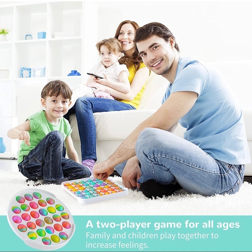 New 2 Packs Push Pop It Fidget Sensory Toys​ - Picture 2 of 6